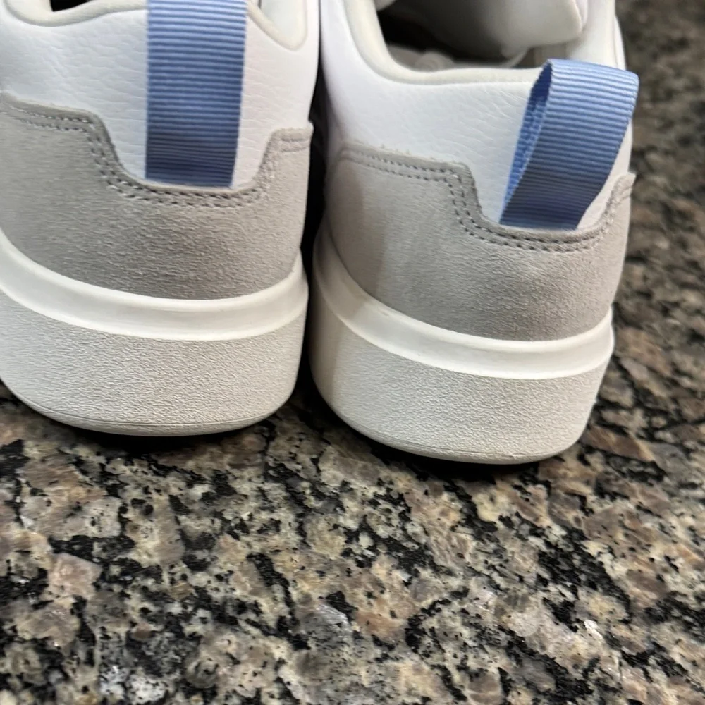 Adidas White and Light Blue Sneakers NWT 11